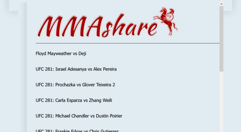 Similar Sites Like Mmashare.Com